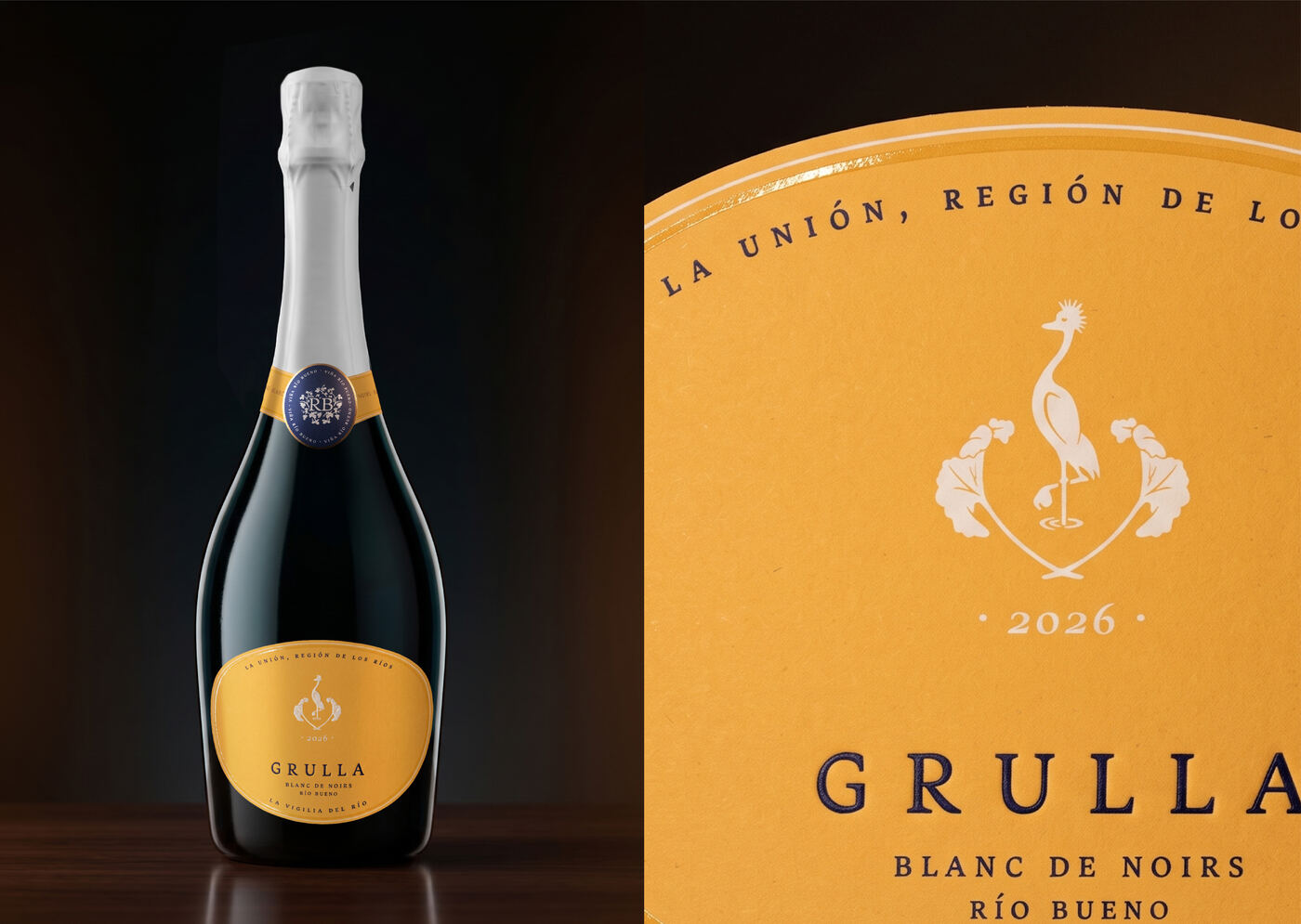 Grulla — Etiqueta
